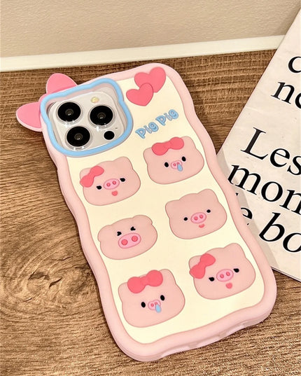 Bowknot Pig Phone Case