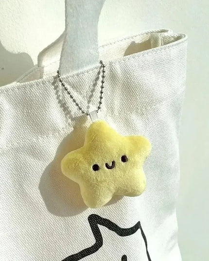 Yellow Star Plush Bag Charm