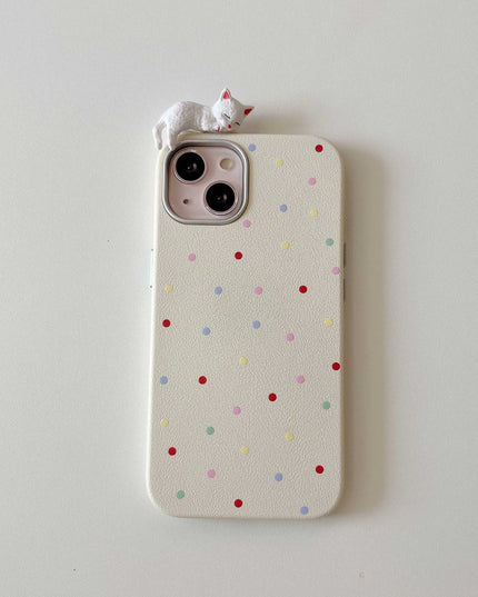 Cat Polka Dots Phone Case