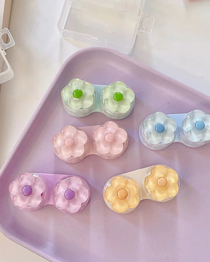 Crystal Flowers Contact Lens Case