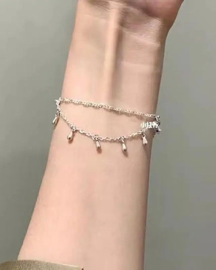 Double Layer Water Drop Bracelet