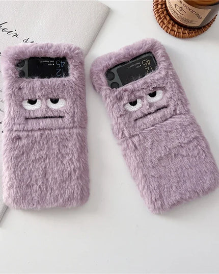 Purple Monster Samsung Galaxy Z Flip Phone Case