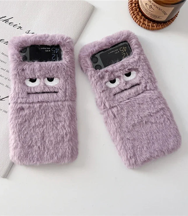 Purple Monster Samsung Galaxy Z Flip Phone Case