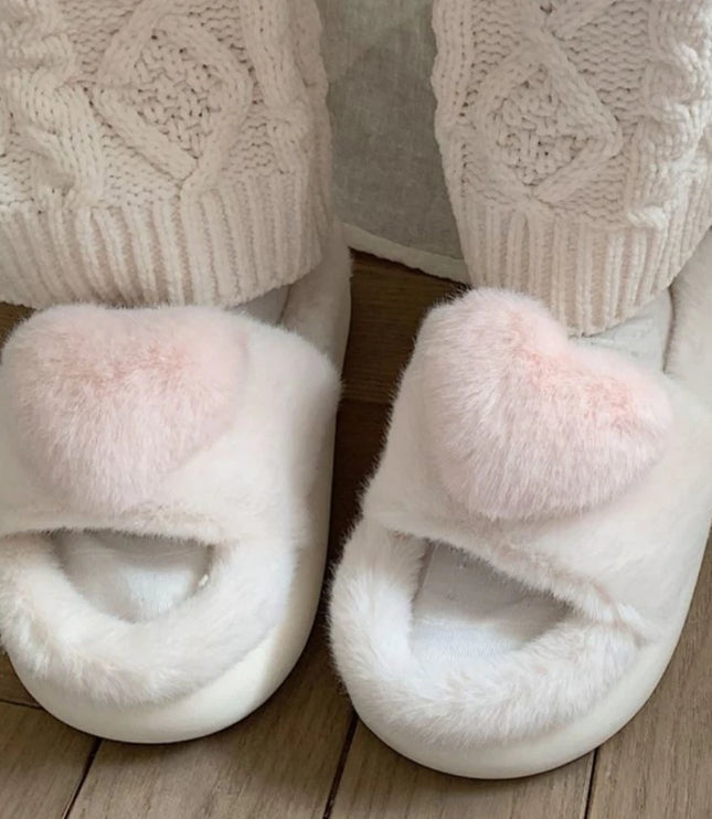 In Love Plush Slippers