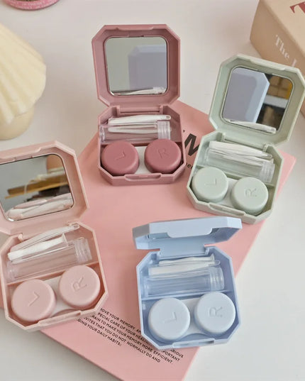 Candy Color Contact Lenses Case & Kit