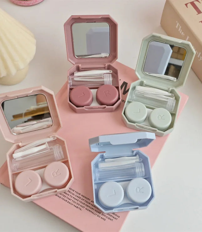 Candy Color Contact Lenses Case & Kit