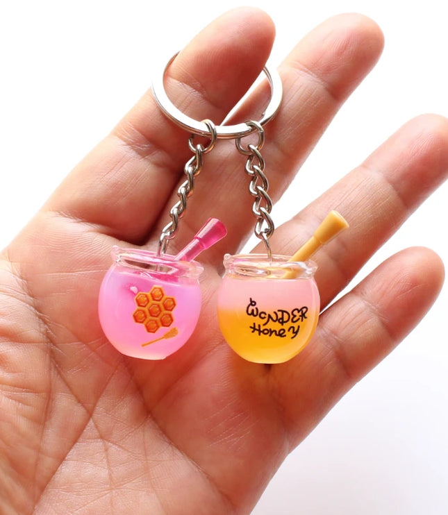 Honey Jar Keychain