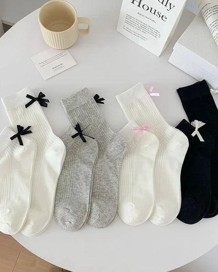 Ballet Bowknot Socks