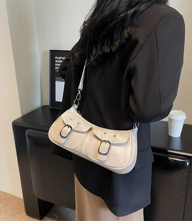 Double Pockets Handbag