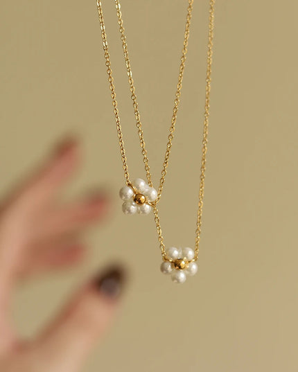 Pearl Flower Necklace