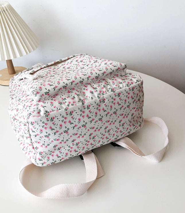 Floral Pattern Backpack