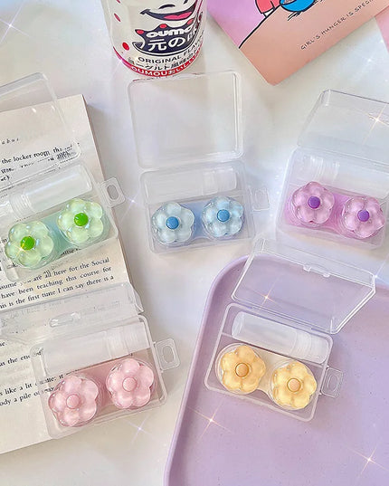 Crystal Flowers Contact Lens Case