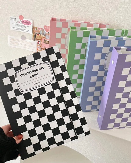 A5 Checkered Binder