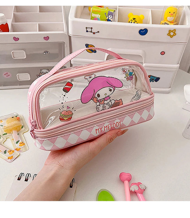 SANRIO Transparent Pencil Case