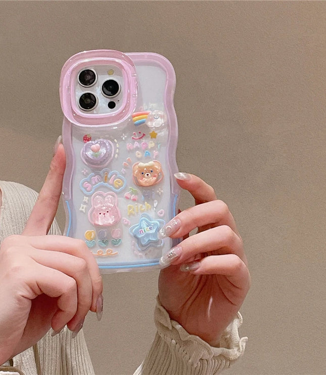 Jelly 3D Bear Phone Case