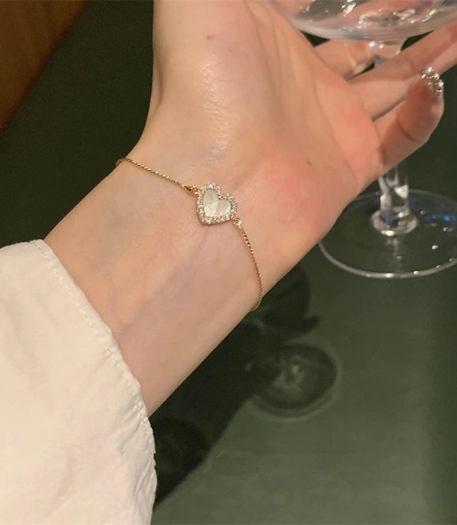 Gold Heart Bracelet