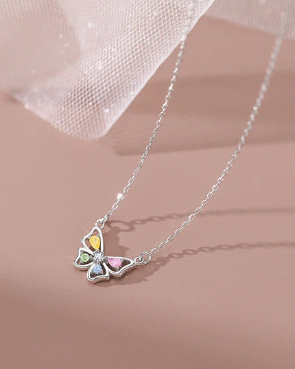 Silver Butterfly Necklace