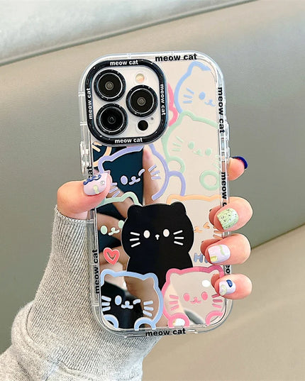 Cat Mirror Phone Case