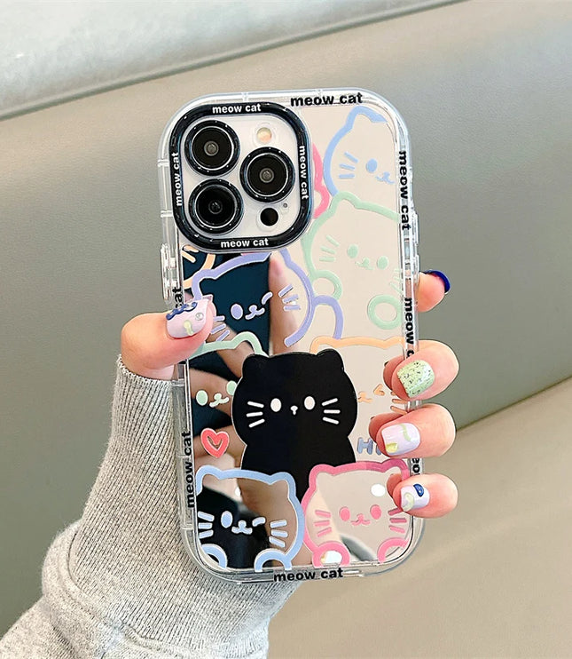 Cat Mirror Phone Case