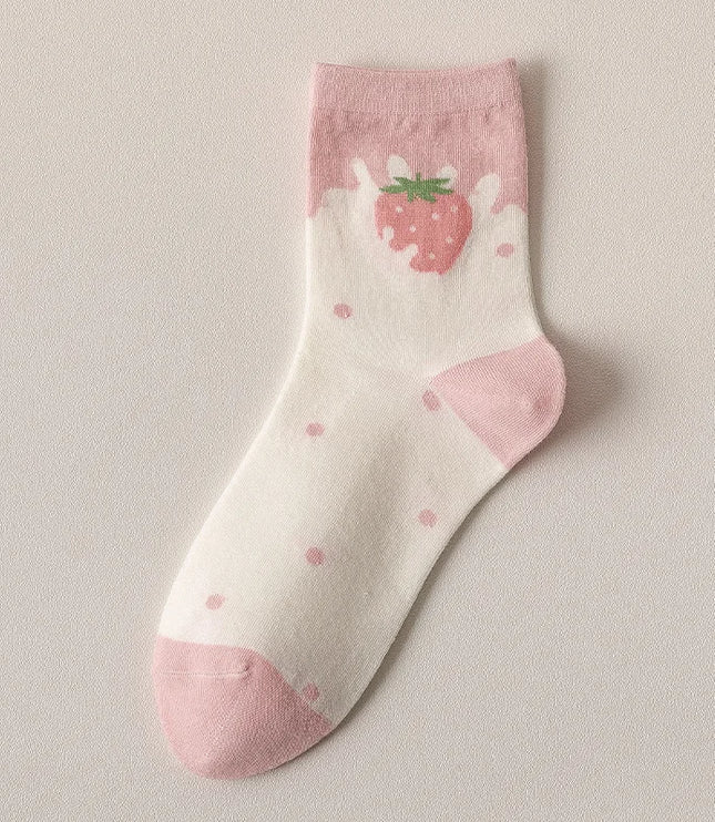 Strawberry Milk Socks