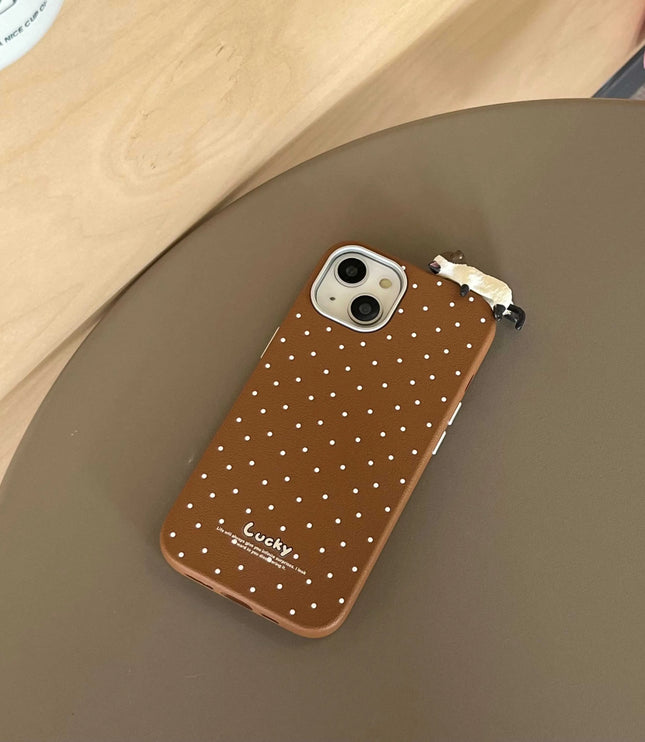 Cat Polka Dots Phone Case