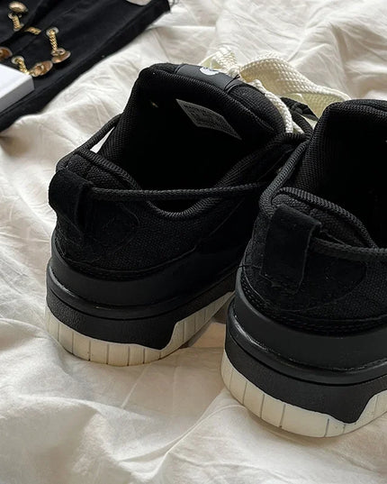 Black Bowknot Sneakers