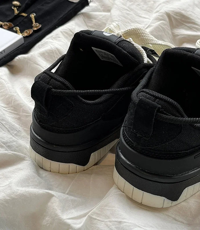 Black Bowknot Sneakers