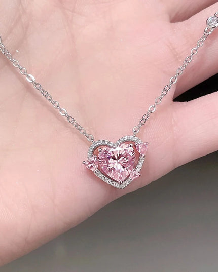 Pink Heart Necklace