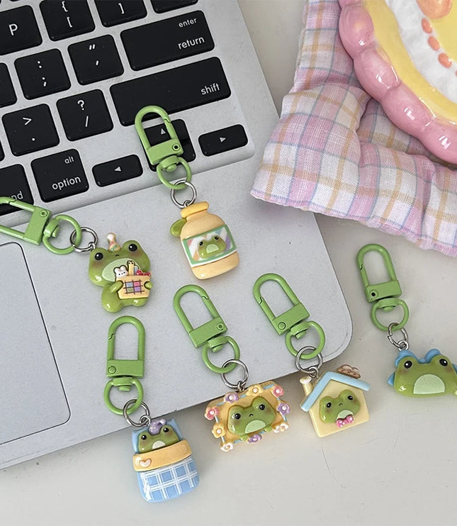 Cute Frog Keychain