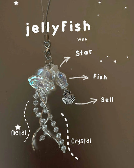 Jellyfish Keychain