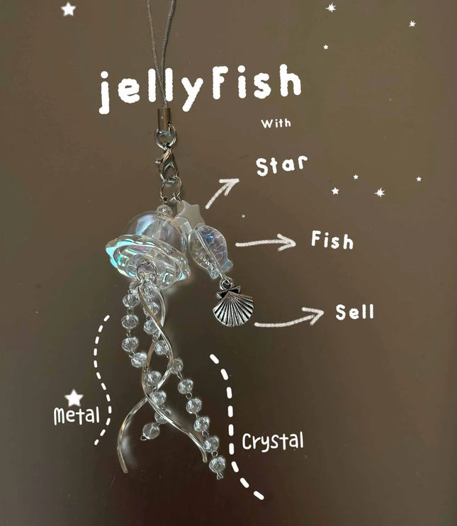 Jellyfish Keychain