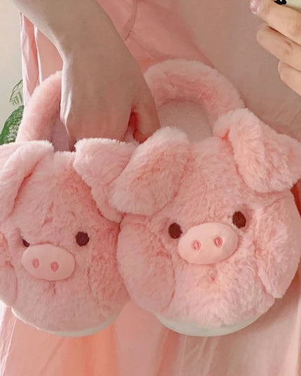 Pink Piggy Slippers