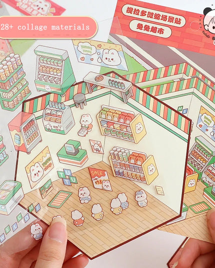 Mini Scene 3D Stickers