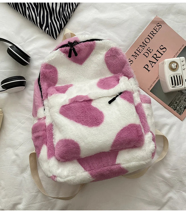 Heart Plush Backpack