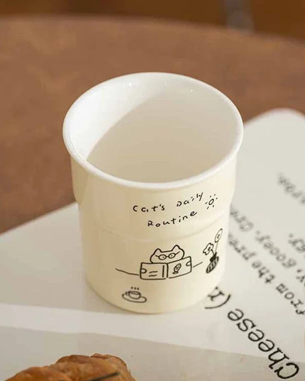 Cat Illustrations Cup