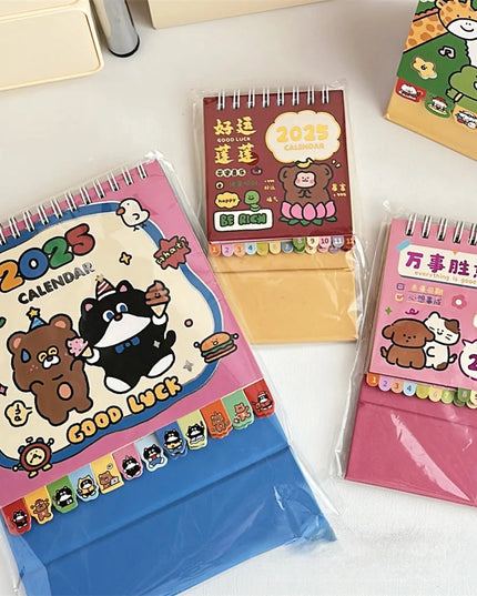 Cartoon Animal Desk Calendar