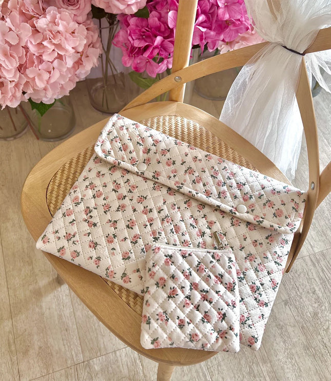 Flower Pattern Laptop Sleeve