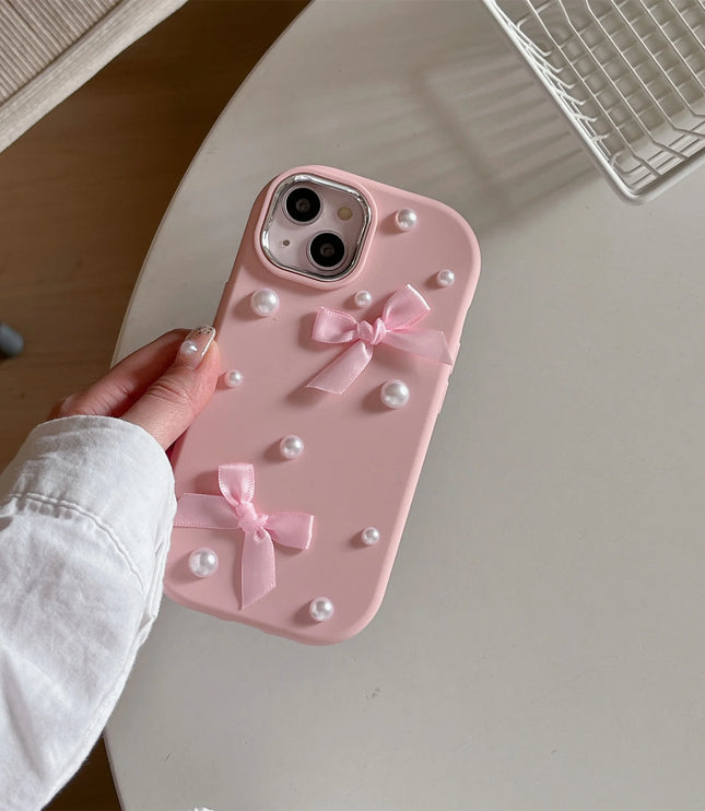 Pearl Bowknot Phone Case