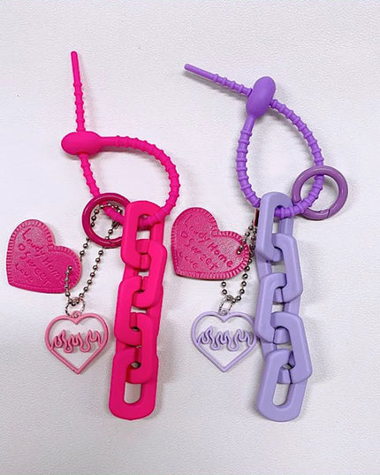 Chained Heart Keychain