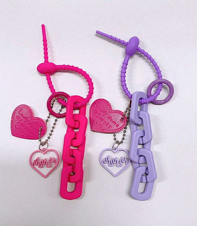 Chained Heart Keychain