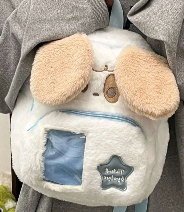 Cute Puppy Plush Backpack