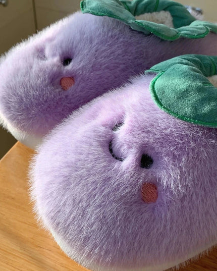 Veggies Plush Slippers