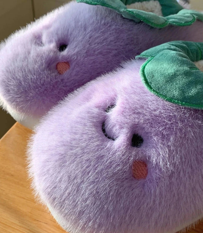 Veggies Plush Slippers