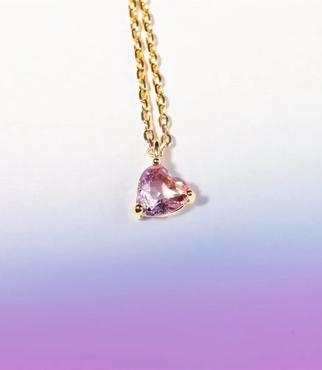 Pink Heart Necklace