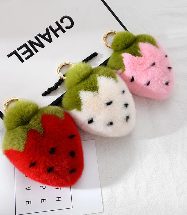 Strawberry Keychain