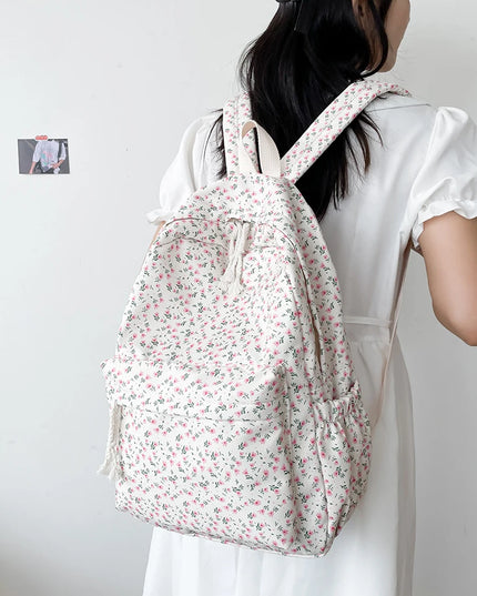 Floral Pattern Backpack