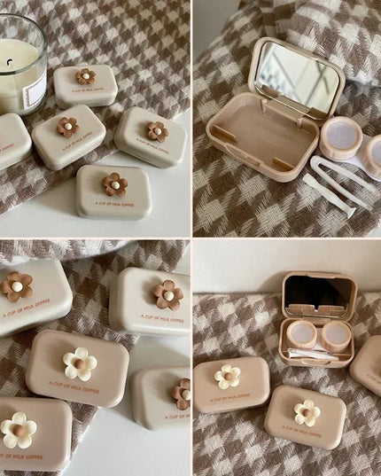 Milk Tea Contact Lens Case