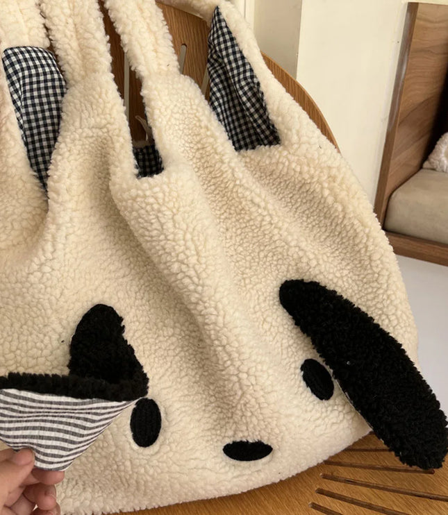 Plush Doggy Ears Tote