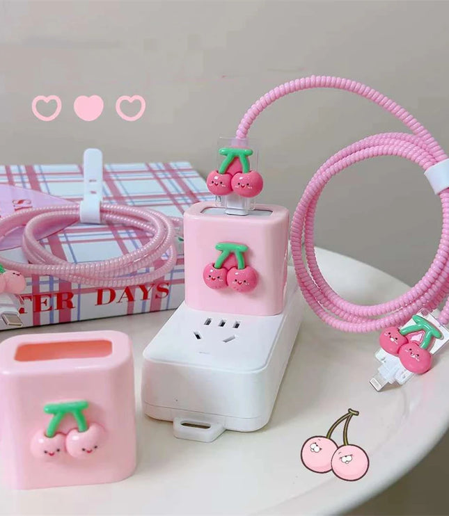 3D Pink Charger Case