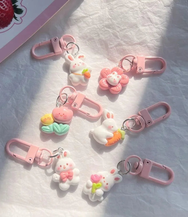 Cute Rabbit Keychain